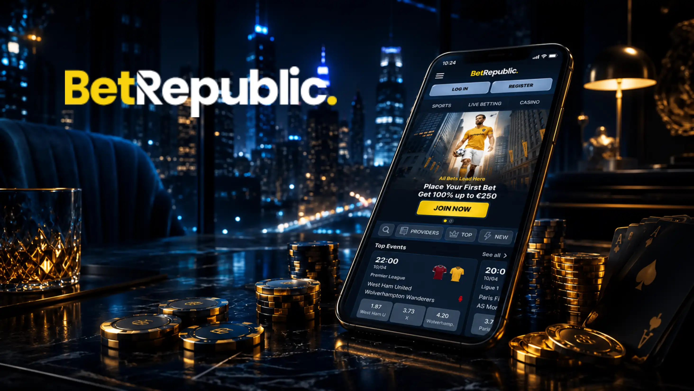 BetRepublic Casino App Screenshot
